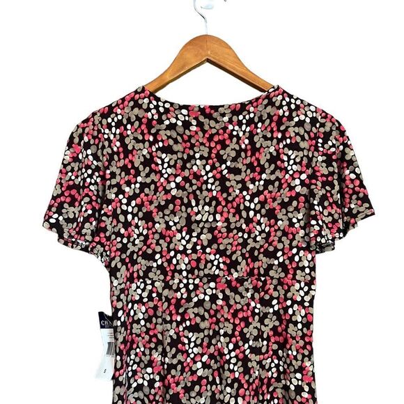 NWT! Chaps patterned short sleeve dress. Size small - Picture 7 of 9